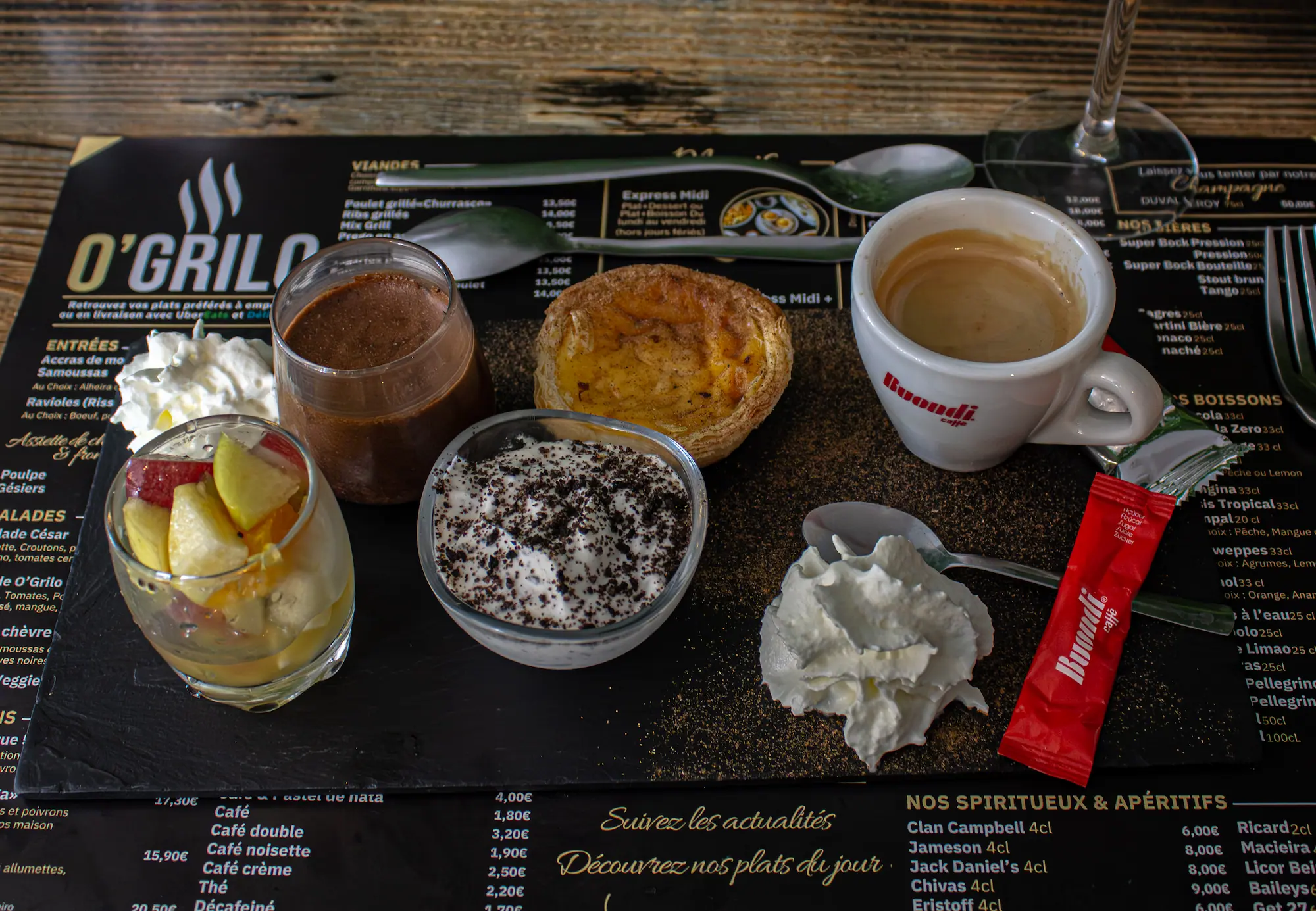 Photo du plat Café Gourmand - Restaurant O'Grilo