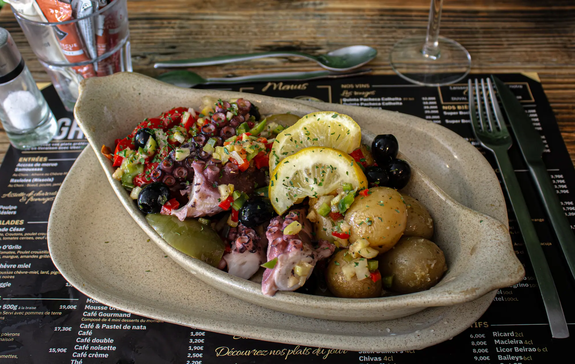 Photo du plat Poulpe au four à lagareiro - Restaurant O'Grilo