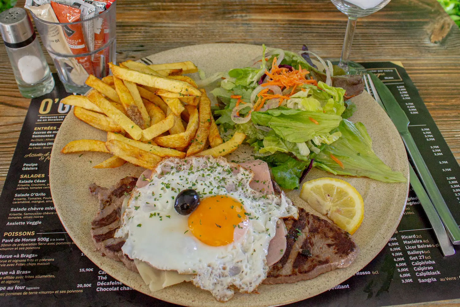 Photo du plat Prego en assiette - Restaurant O'Grilo