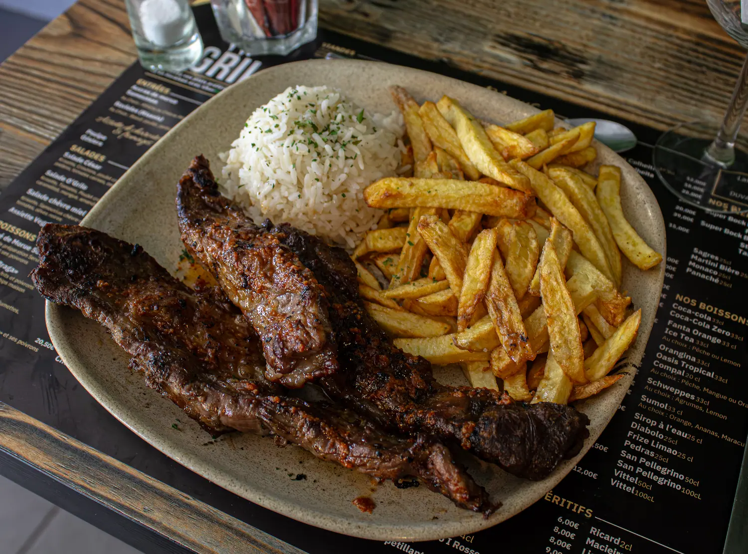 Photo du plat Ribs grillés - Restaurant O'Grilo