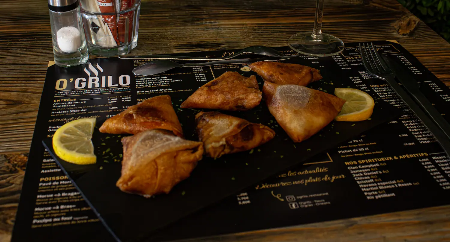 Photo du plat Samoussas - Restaurant O'Grilo