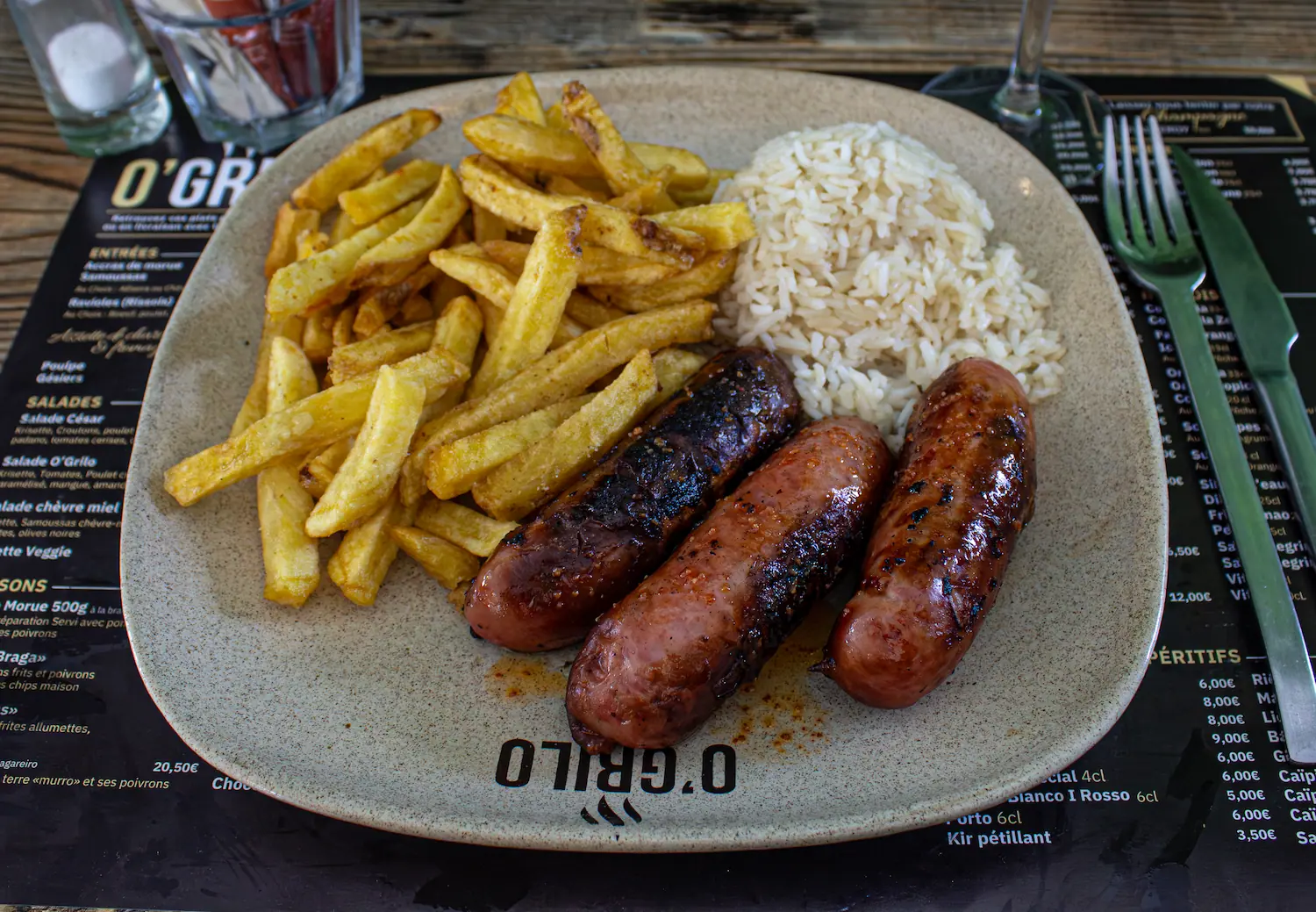 Photo du plat Saucisses churrasco - Restaurant O'Grilo
